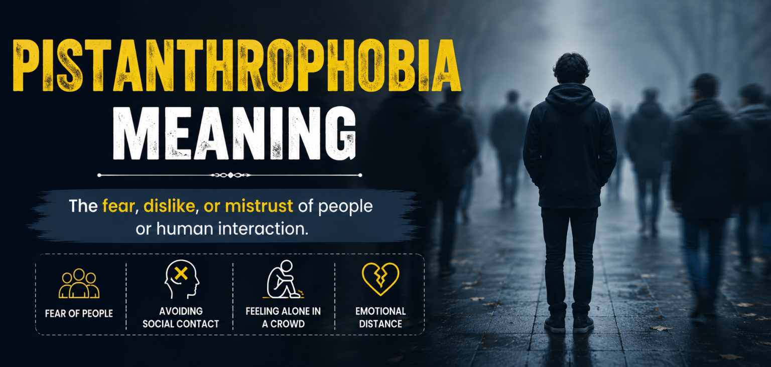 Pistanthrophobia Meaning