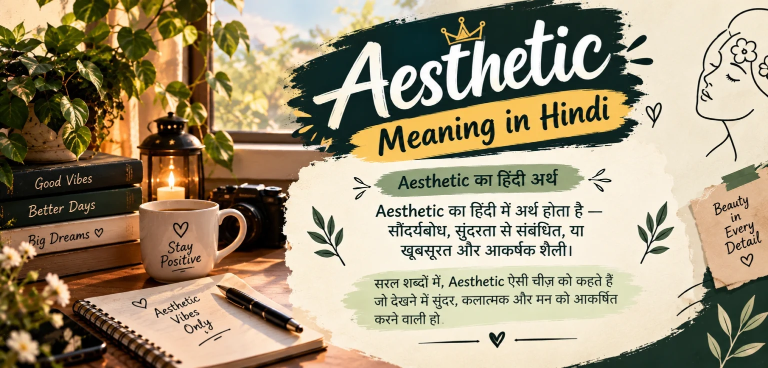 Aesthetic Meaning In Hindi