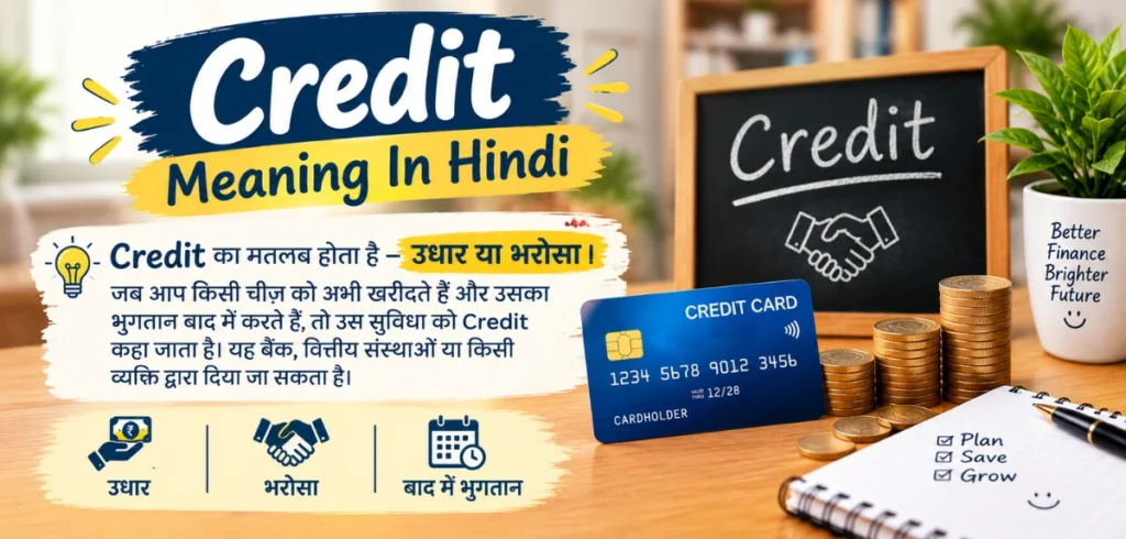 Credit Meaning In Hindi