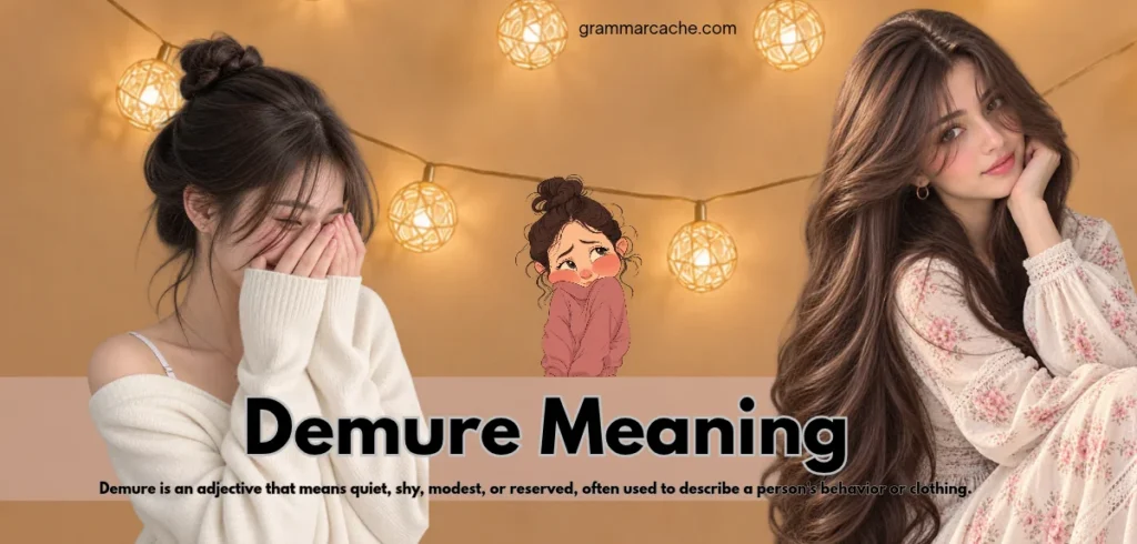 What Does Demure Mean? From Old Dictionary Word to TikTok Trend Demure Meaning
