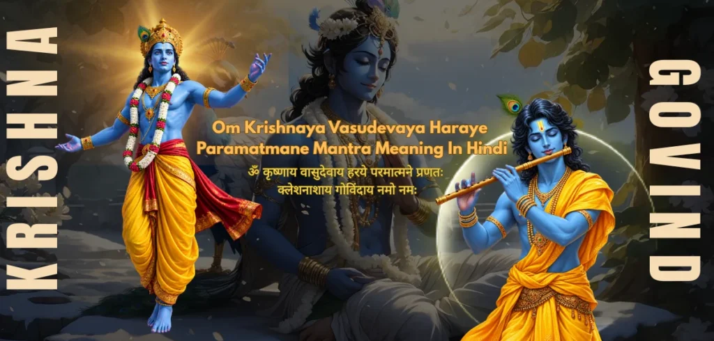 Om Krishnaya Vasudevaya Haraye Paramatmane Mantra Meaning In Hindi